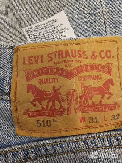 Мужские джинсы Levis 510
