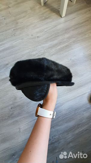 Меховая мужская кепка