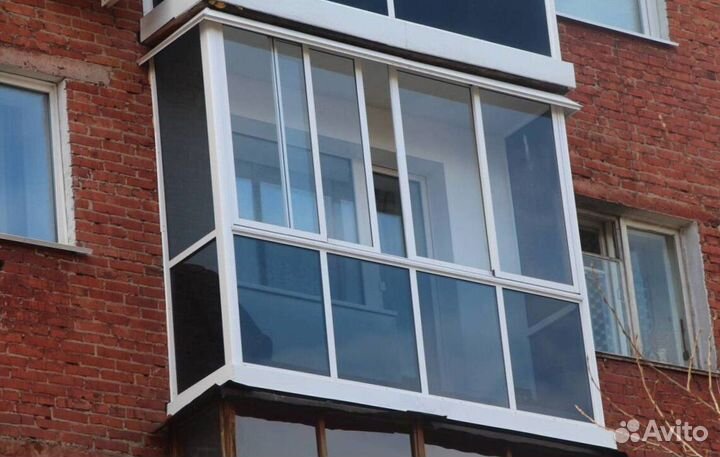 Остекление балконов и лоджий в рассрочку N1744