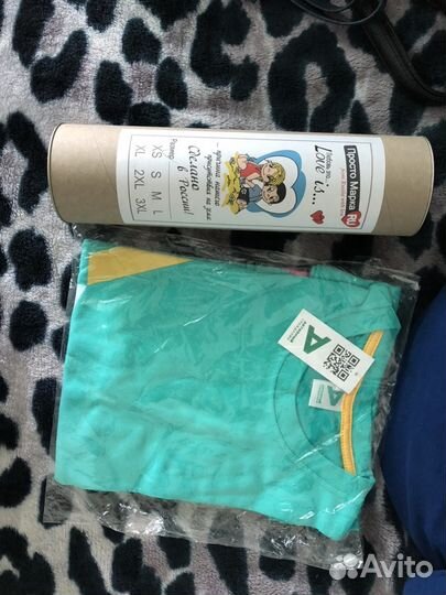 Майка в тубусе