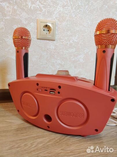 Bluetooth колонка sdrd SD-306 + два микрофона