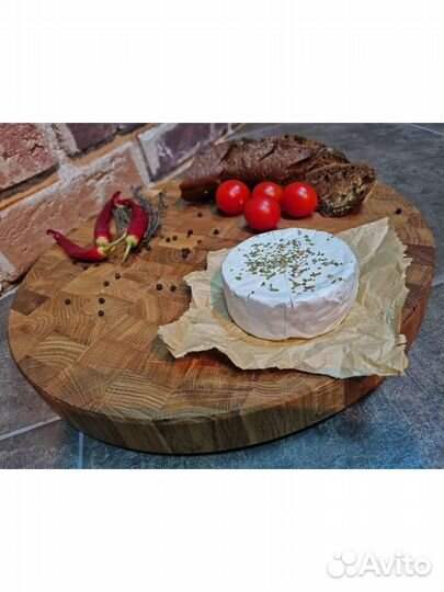 Доска разделочная круглая торцевая