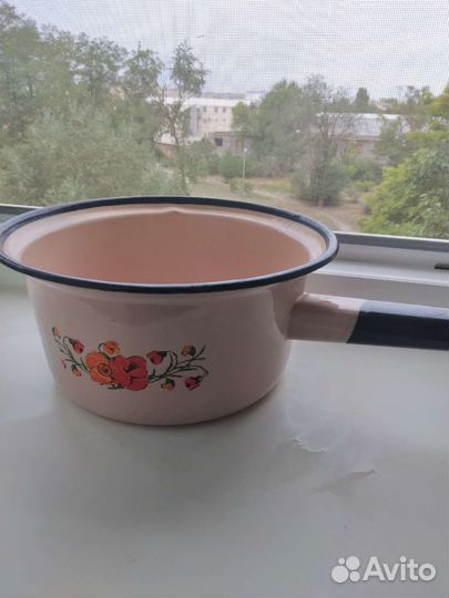 Дуршлаг эмалированный