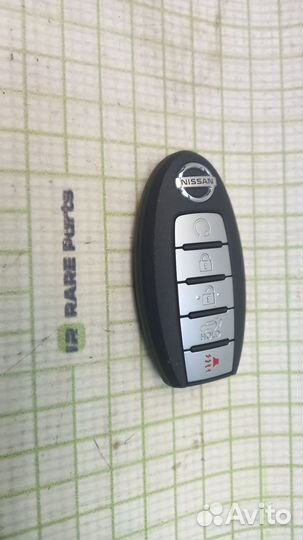 Ключ с чипом иммобилайзера Nissan X-Trail, Rouge