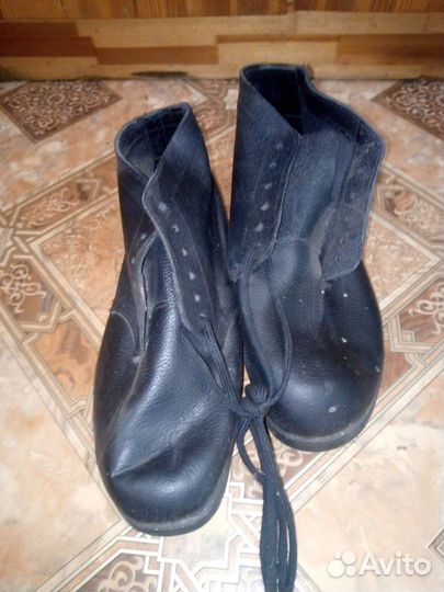 Ботинки рабочие кирзовые