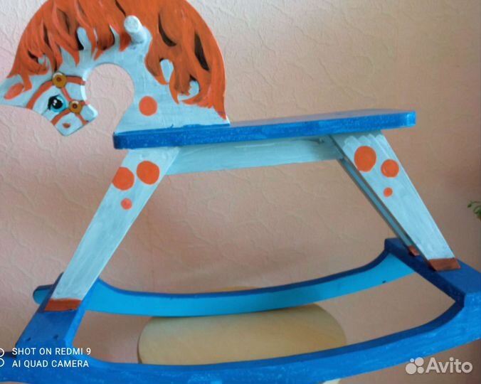 Деревянная лошадка игрушка