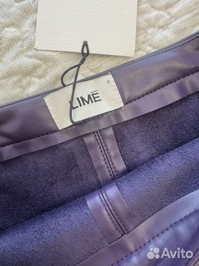 Кожаная юбка lime