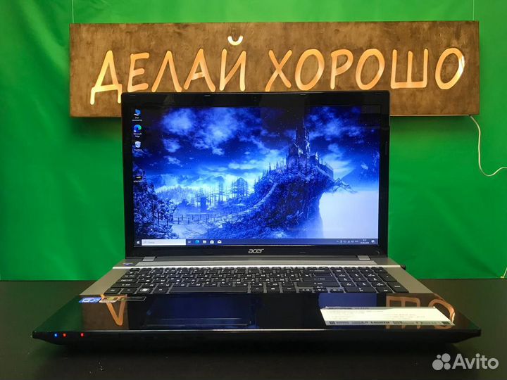 Ноутбук Acer с intel core i7/256ssd/12gb озу