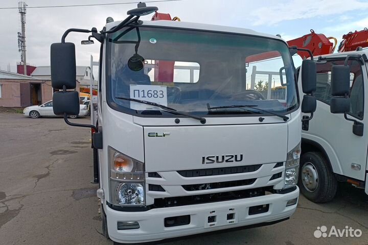 Isuzu Elf с КМУ, 2024