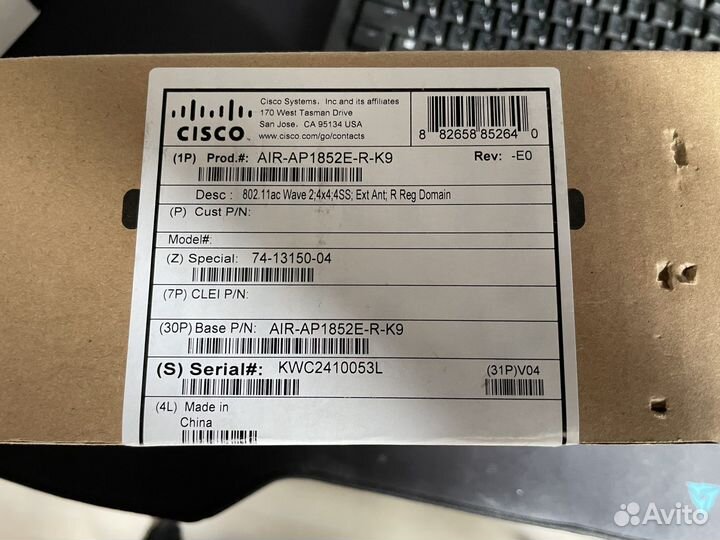 Точка доступа Cisco AIR-AP1852E-R-K9