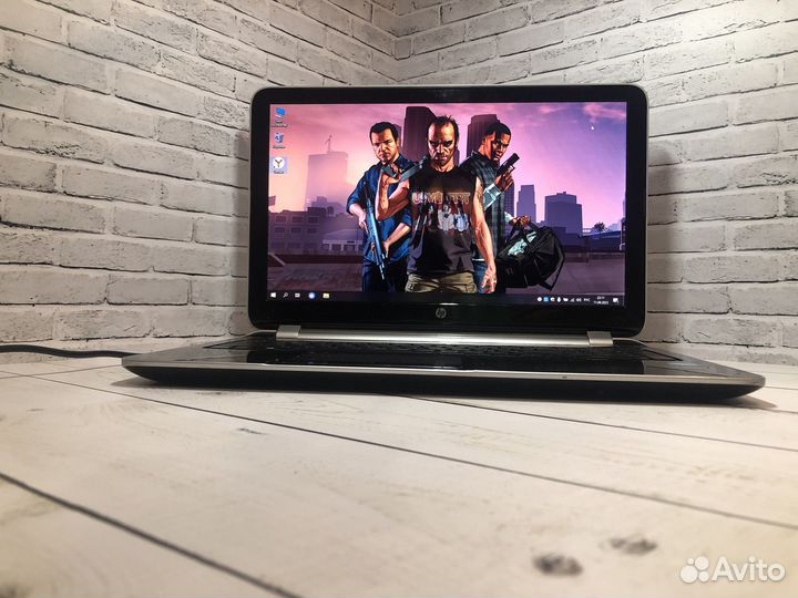 Игровой ноутбук HP i3-3217/4Gb/120Ssd/2 видеокарты