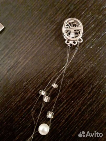 Колье и серьги свадебные