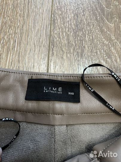 Кожаные леггинсы lime худи zARA женские xxs