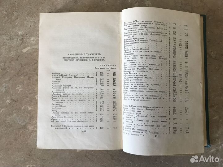 А.С.Пушкин Собрание сочинений в 6 томах