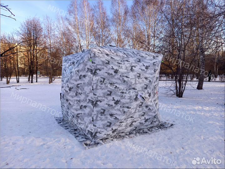 Палатка зимняя куб 4