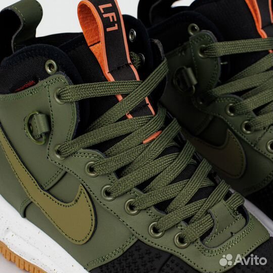 Кроссовки Nike Lunar Force 1 Duckboot Green / Blac