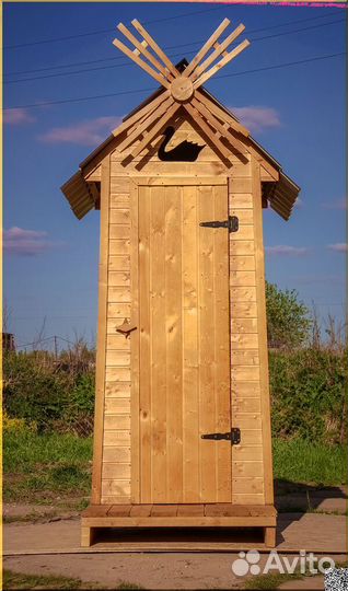 Уличный туалет с установкой