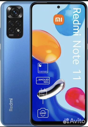 Xiaomi Redmi Note 11, 4/128 ГБ