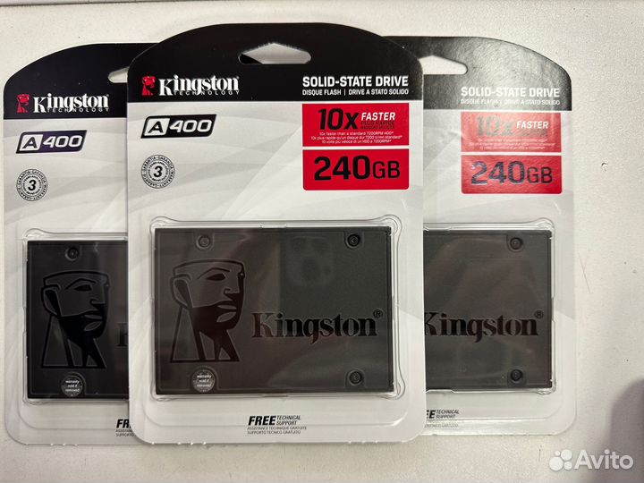 Новый SSD Kingston A400 240 гб SATA SA400S37/240G