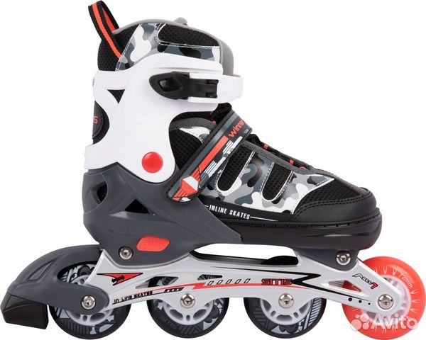 Ролики sitis Winner Black-White-Grey Ros56