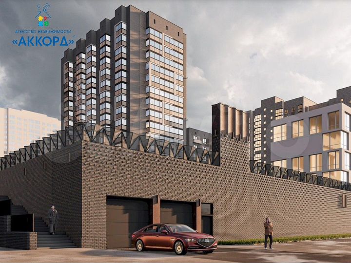 4-к. квартира, 73,5 м², 6/16 эт.