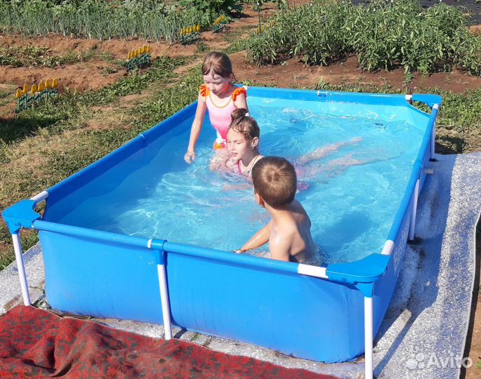 Каркасный бассейн 221x150x43 Новый