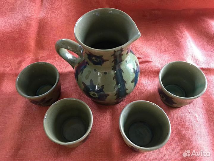 Набор для вина Чертополох Кувшин керамика