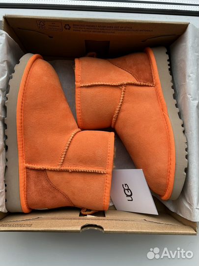 Угги женские UGG classic mini II california poppy