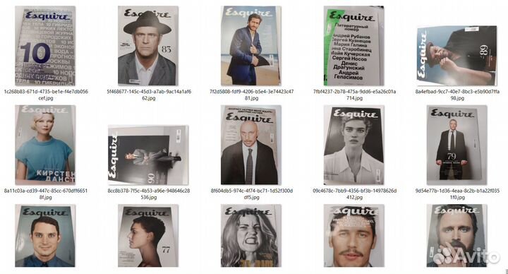 Журнал Esquire номера 2012-2016 гг