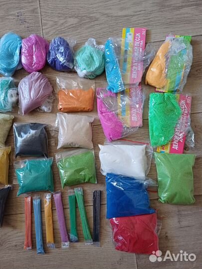 Цветной песок для творчества или флорариумов