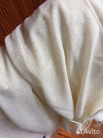 Палантин /отрез ткани плотный шифон