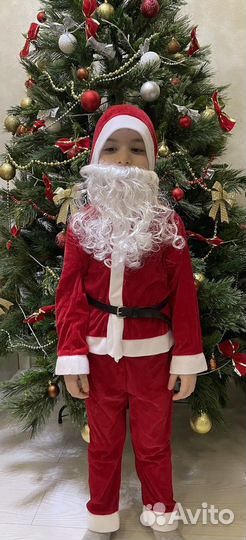Костюм деда мороза детский 110