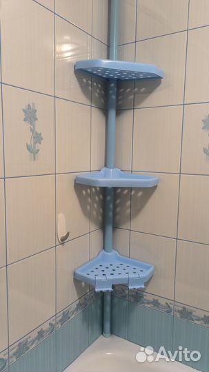 Полка угловая для ванной