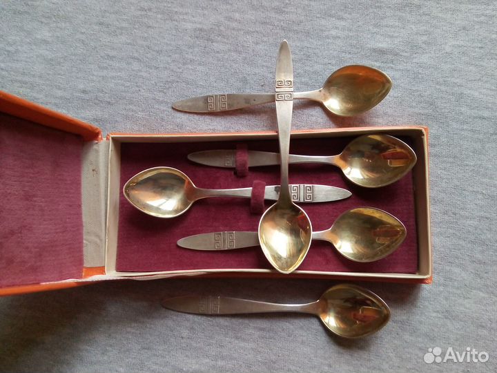 Кофейные ложки Таллин серебро 916 проба