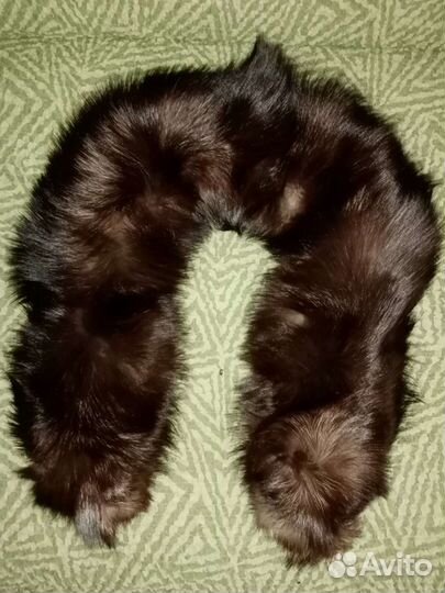 Меховой воротник песец