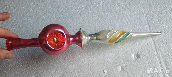 Верхушка навершие наконечник на ёлку звезда СССР