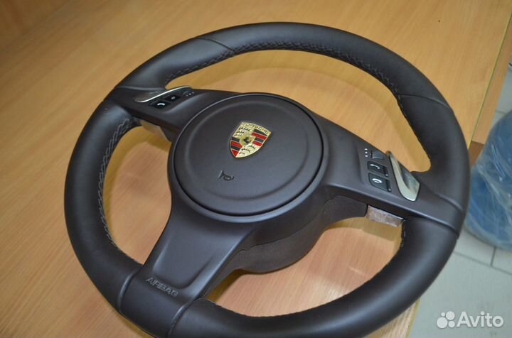 Руль Porsche Cayenne (955/957). Руль на Торпедо. Руль торпедо
