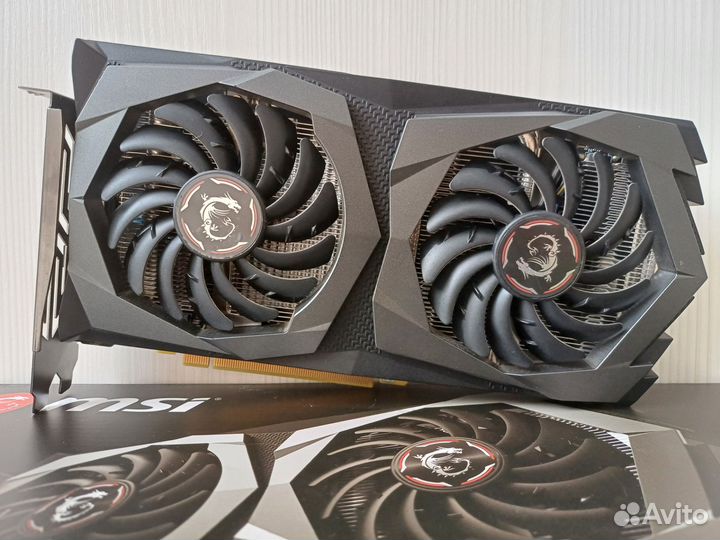 Видеокарта Gtx 1650 4gb gaming x MSI