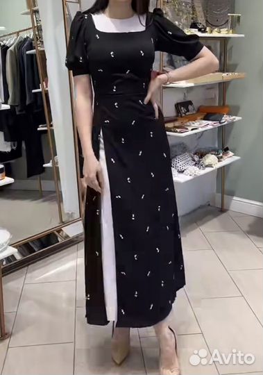 Платье женское вечернее черное