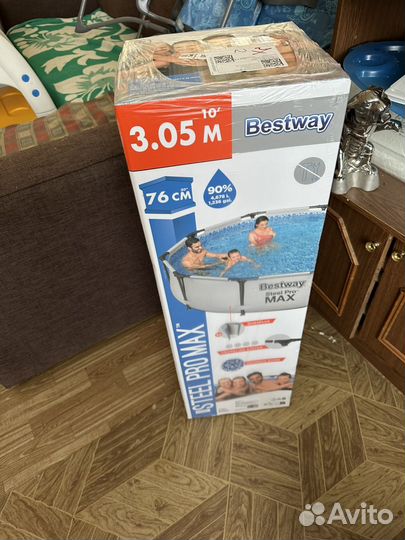 Каркасный бассейн bestway steel pro max