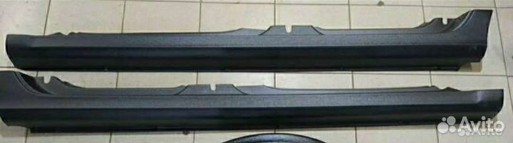 Пороги наружные (пластиковые) Лада Гранта