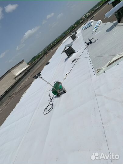 Ремонт и монтаж мягкой пвх кровли. Плоская кровля