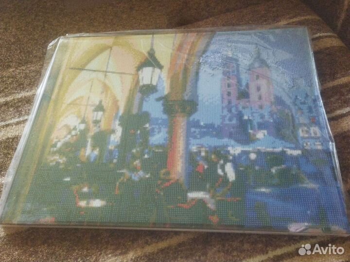 Картина по номерам начатая