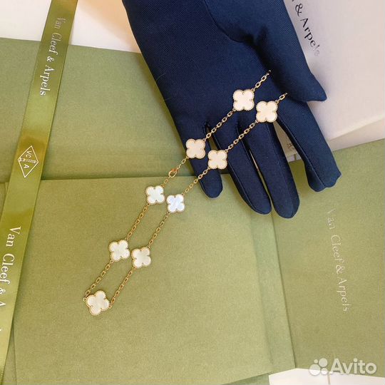 Van cleef колье из золота 750 пробы