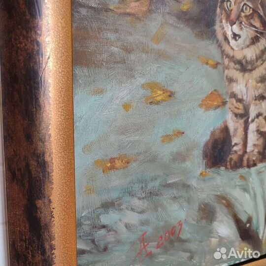 Картина маслом на холсте в раме