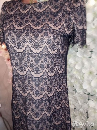 Платье-туника женское новое круженое 46-48/12