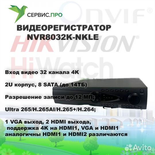 Регистратор для IP-видеонаблюдения 32-канальный