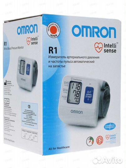 Японский тонометр на запястье Omron R1