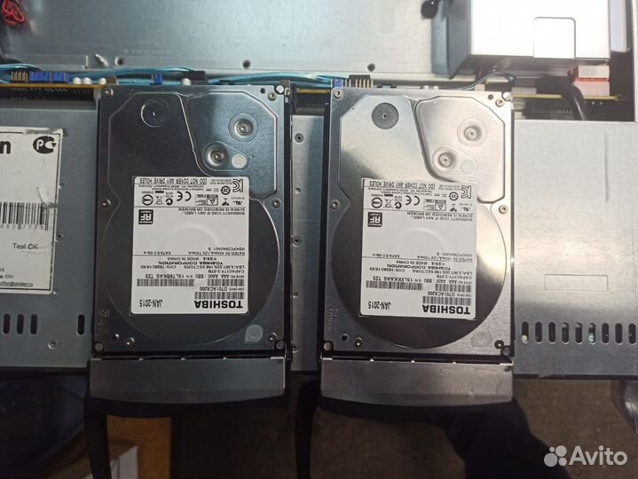 Сервер Supermicro 1u(Xeon e5 2680v4, 64gb, 2tb*2)