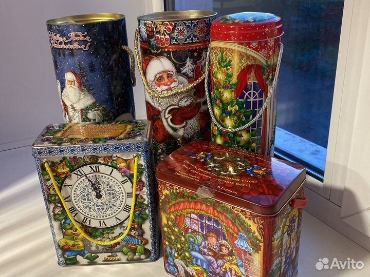 Цена за 7 шт. новогодних коробок